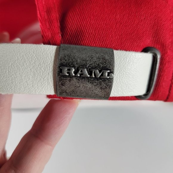 Vintage Truckers Hat Red Crown Lodge Rope Style Players Collection Strapback - Picture 4 of 7